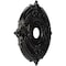 Ekena Millwork Attica PVC Medallion (Canopies up to 6 3/4"), 19"OD x 3 1/2"ID x 1"P, Textured Metallic Galaxy CMP19ATAGX - alternate 2